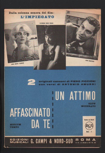 Spartito colonna sonora film - colonna,